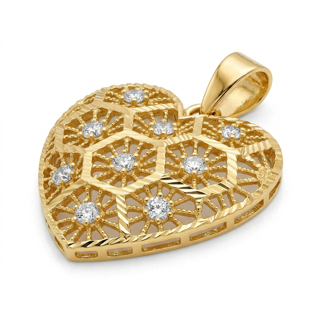 Reesu Special Diamond Pendent Set