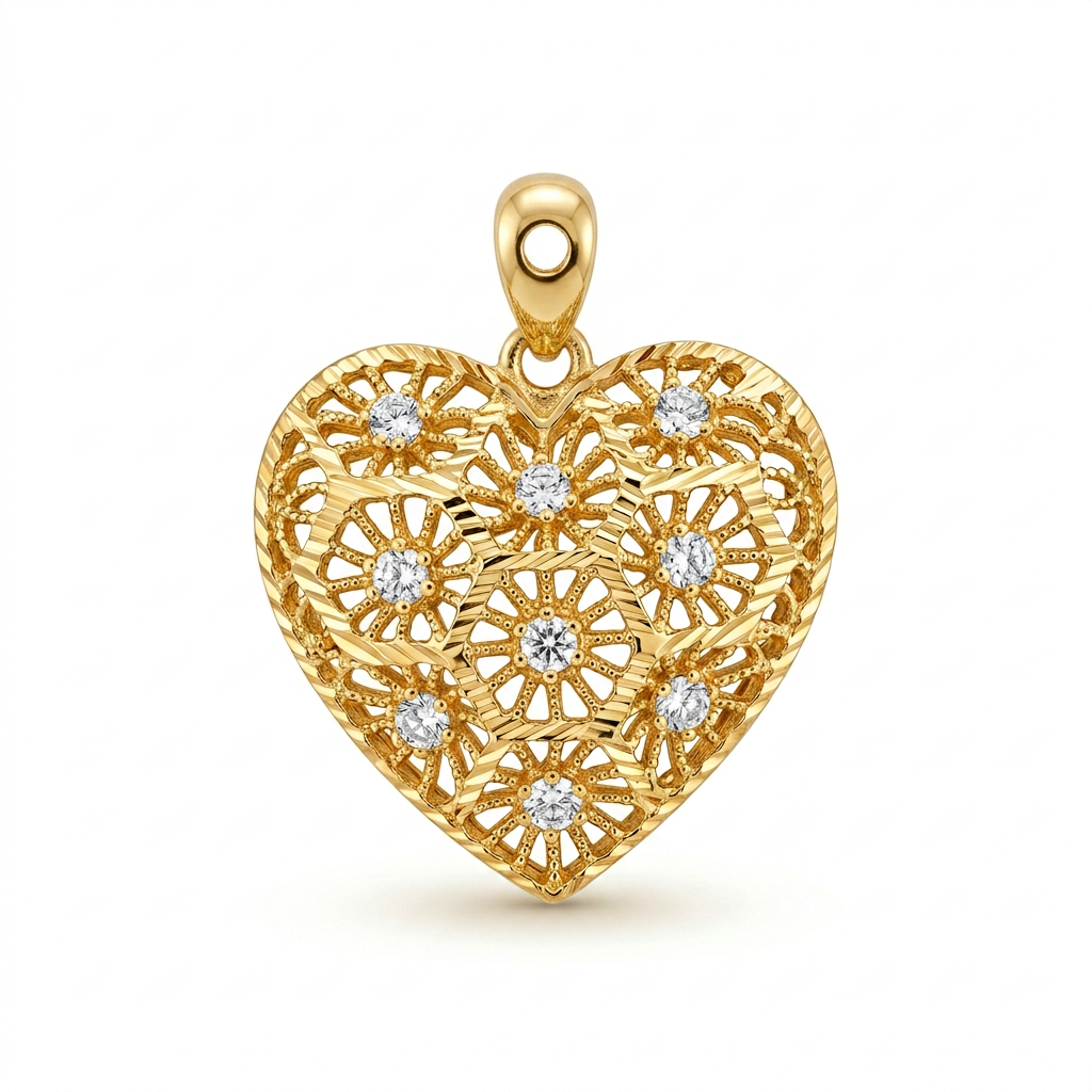 Reesu Special Diamond Pendent Set