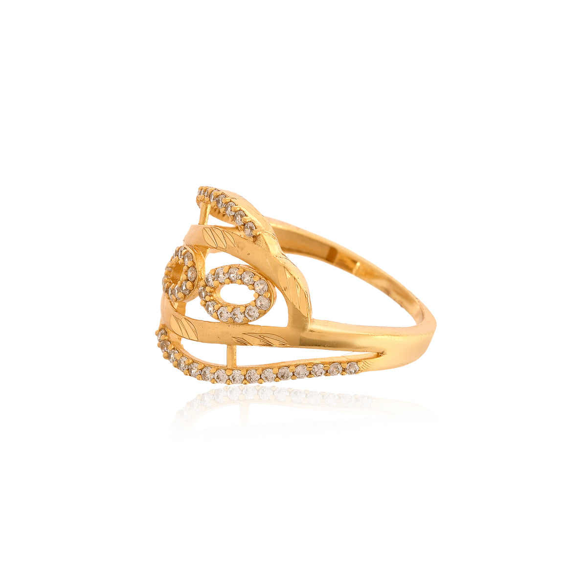 Infinity Sparkle Diamond-Look Ring