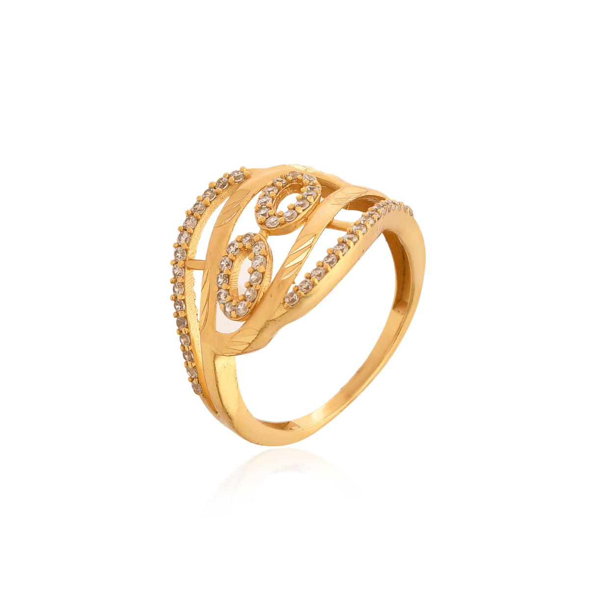 Infinity Sparkle Diamond-Look Ring