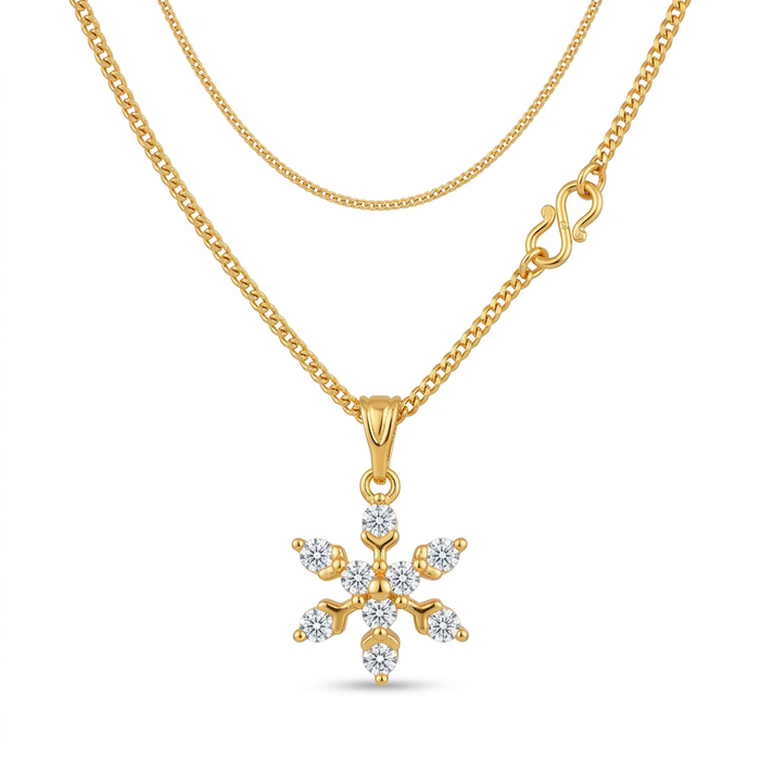 24k Chain Pendent