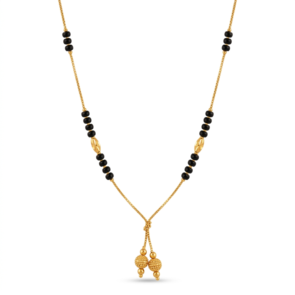 Classic Drop Short Mangalsutra
